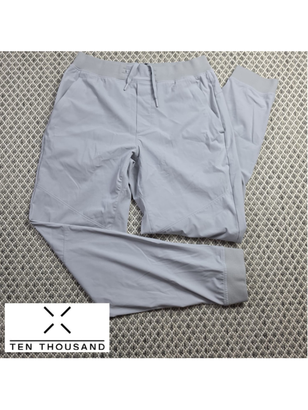 Ten Thousand Interval Pants Mens Small Gray Performance Training Joggers